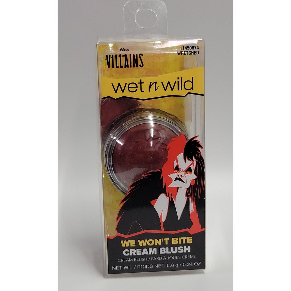Wet n Wild Disney Villains Cruella Cream Blush Wretched 11450674 Red Matte NEW